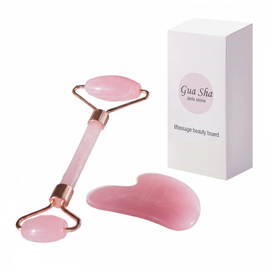 Rodillo Masajeador Facial de Jade